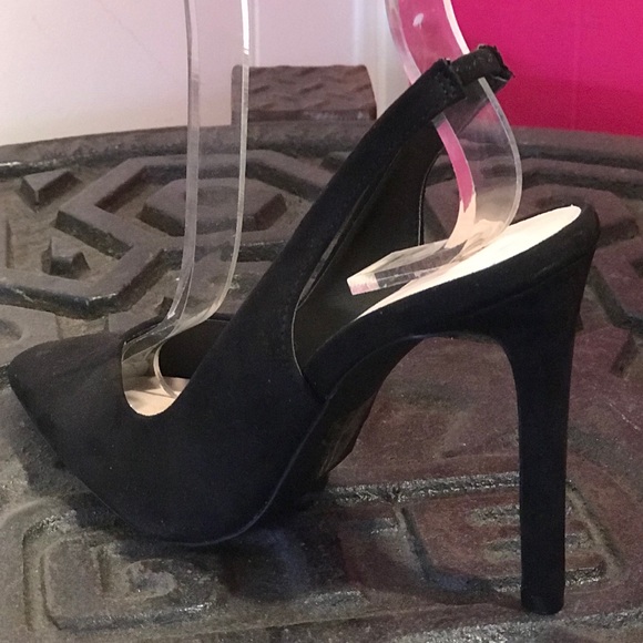 🔥 Qupid classic slingback black pump 4” heel 🔥 - Picture 4 of 4